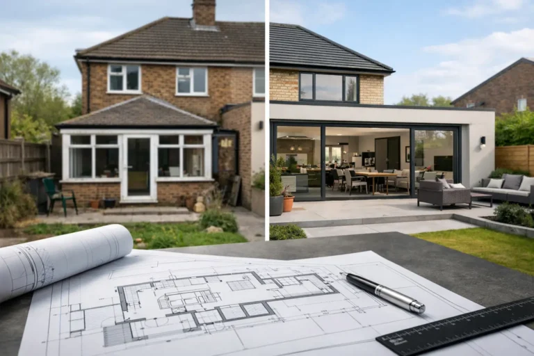 A Rear Extension Before and After Example